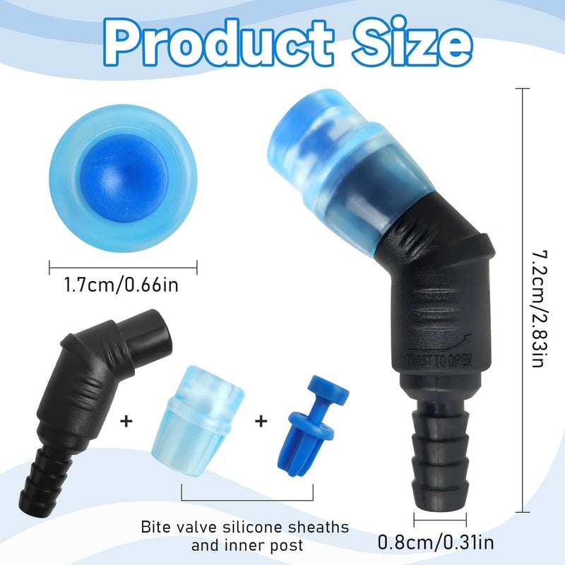 TXSN Store Bite Valve ON-Off Switch Tube Nozzle Replacement for Hydration Bladder - Image 2